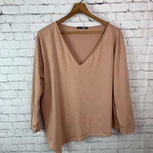 🌈3X$25⚡️boohoo asymmetrical sweater top Size 20